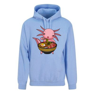 Funny Axolotl Ra Noodle Japanese Art  Unisex Surf Hoodie