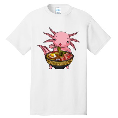 Funny Axolotl Ra Noodle Japanese Art  Tall T-Shirt