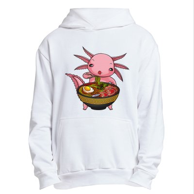 Funny Axolotl Ra Noodle Japanese Art  Urban Pullover Hoodie