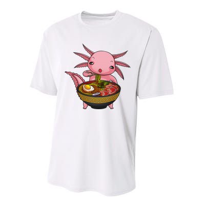 Funny Axolotl Ra Noodle Japanese Art  Performance Sprint T-Shirt