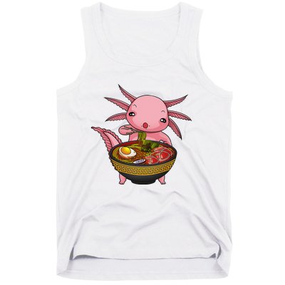 Funny Axolotl Ra Noodle Japanese Art  Tank Top