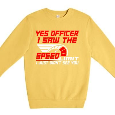 Funny Auto Racing For Car And Motorcycle Enthusiasts Gift Premium Crewneck Sweatshirt