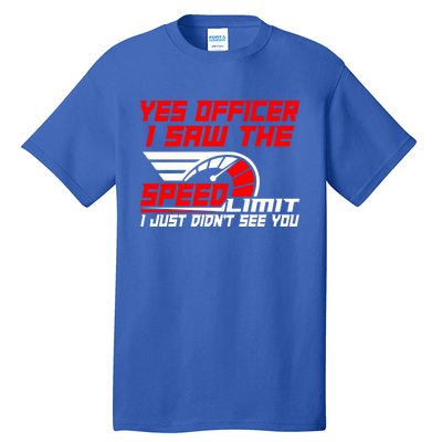 Funny Auto Racing For Car And Motorcycle Enthusiasts Gift Tall T-Shirt