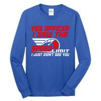 Funny Auto Racing For Car And Motorcycle Enthusiasts Gift Tall Long Sleeve T-Shirt