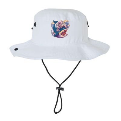 Funny Astronaut Riding Shark Bucket Hat
