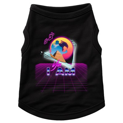 Funny Aesthetic Retro Vaporwave Synthwave Avdol Yes I Am Meme Quote Doggie Tank