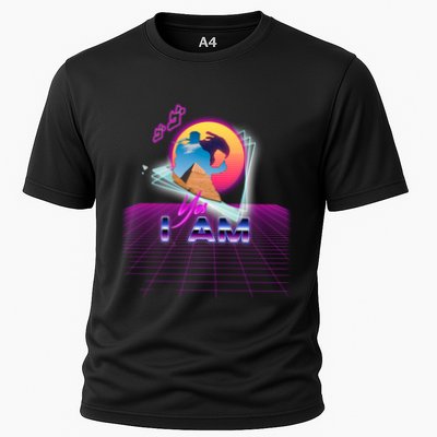 Funny Aesthetic Retro Vaporwave Synthwave Avdol Yes I Am Meme Quote Performance Shirt