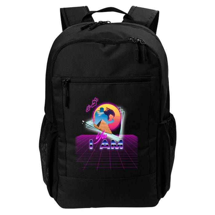 Funny Aesthetic Retro Vaporwave Synthwave Avdol Yes I Am Meme Quote Backpack