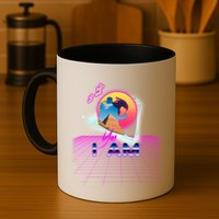 Funny Aesthetic Retro Vaporwave Synthwave Avdol Yes I Am Meme Quote Mug