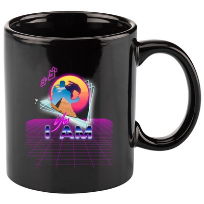 Funny Aesthetic Retro Vaporwave Synthwave Avdol Yes I Am Meme Quote 11oz C Handle Ceramic Mug