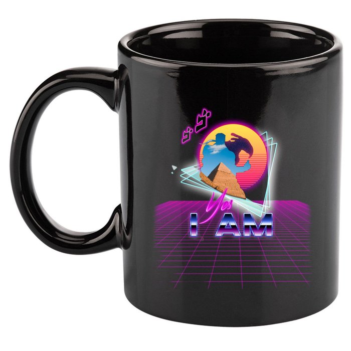 Funny Aesthetic Retro Vaporwave Synthwave Avdol Yes I Am Meme Quote 11oz C Handle Ceramic Mug