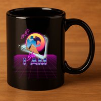 Funny Aesthetic Retro Vaporwave Synthwave Avdol Yes I Am Meme Quote 11oz C Handle Ceramic Mug