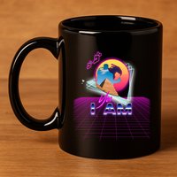Funny Aesthetic Retro Vaporwave Synthwave Avdol Yes I Am Meme Quote 11oz C Handle Ceramic Mug