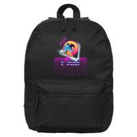 Funny Aesthetic Retro Vaporwave Synthwave Avdol Yes I Am Meme Quote 16 in Basic Backpack