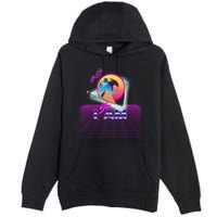 Funny Aesthetic Retro Vaporwave Synthwave Avdol Yes I Am Meme Quote Premium Pullover Hoodie