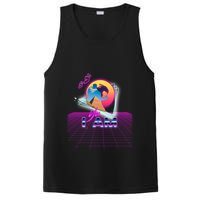 Funny Aesthetic Retro Vaporwave Synthwave Avdol Yes I Am Meme Quote PosiCharge Competitor Tank