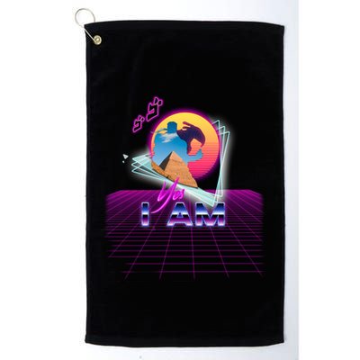 Funny Aesthetic Retro Vaporwave Synthwave Avdol Yes I Am Meme Quote Golf Towel