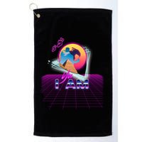 Funny Aesthetic Retro Vaporwave Synthwave Avdol Yes I Am Meme Quote Golf Towel