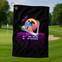 Funny Aesthetic Retro Vaporwave Synthwave Avdol Yes I Am Meme Quote Golf Towel
