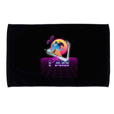 Funny Aesthetic Retro Vaporwave Synthwave Avdol Yes I Am Meme Quote Microfiber Hand Towel