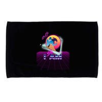 Funny Aesthetic Retro Vaporwave Synthwave Avdol Yes I Am Meme Quote Microfiber Hand Towel