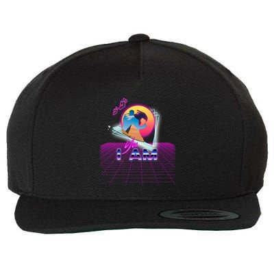 Funny Aesthetic Retro Vaporwave Synthwave Avdol Yes I Am Meme Quote Wool Snapback Cap
