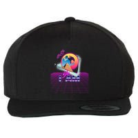 Funny Aesthetic Retro Vaporwave Synthwave Avdol Yes I Am Meme Quote Wool Snapback Cap