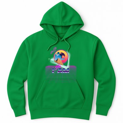 Funny Aesthetic Retro Vaporwave Synthwave Avdol Yes I Am Meme Quote Hoodie