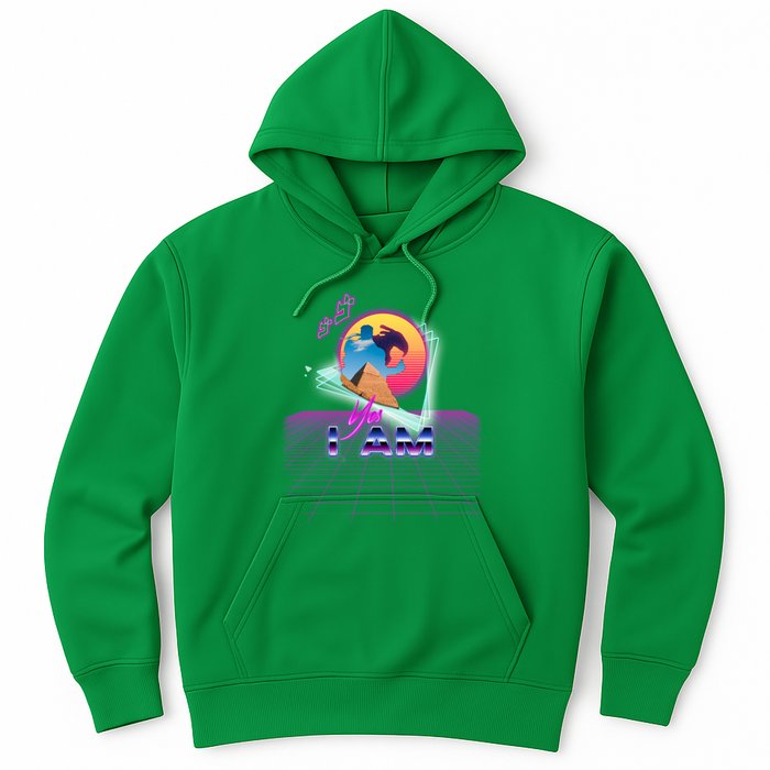 Funny Aesthetic Retro Vaporwave Synthwave Avdol Yes I Am Meme Quote Hoodie