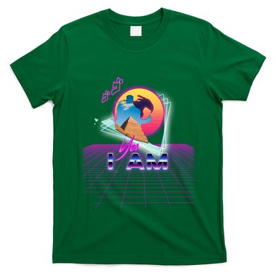 Funny Aesthetic Retro Vaporwave Synthwave Avdol Yes I Am Meme Quote T-Shirt