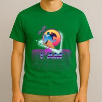 Funny Aesthetic Retro Vaporwave Synthwave Avdol Yes I Am Meme Quote T-Shirt