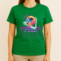 Funny Aesthetic Retro Vaporwave Synthwave Avdol Yes I Am Meme Quote T-Shirt