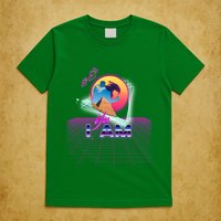 Funny Aesthetic Retro Vaporwave Synthwave Avdol Yes I Am Meme Quote T-Shirt