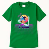 Funny Aesthetic Retro Vaporwave Synthwave Avdol Yes I Am Meme Quote Tall T-Shirt