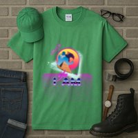 Funny Aesthetic Retro Vaporwave Synthwave Avdol Yes I Am Meme Quote Tall T-Shirt