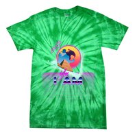 Funny Aesthetic Retro Vaporwave Synthwave Avdol Yes I Am Meme Quote Tie-Dye T-Shirt