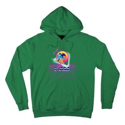 Funny Aesthetic Retro Vaporwave Synthwave Avdol Yes I Am Meme Quote Tall Hoodie