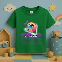 Funny Aesthetic Retro Vaporwave Synthwave Avdol Yes I Am Meme Quote Toddler T-Shirt