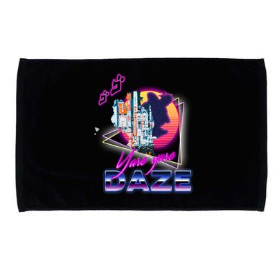 Funny Aesthetic Retro Vaporwave Synthwave Yare Yare Daze Meme Quote Classic Shir Microfiber Hand Towel