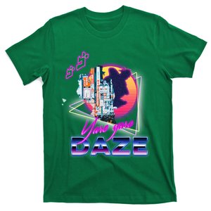 Funny Aesthetic Retro Vaporwave Synthwave Yare Yare Daze Meme Quote Classic Shir T-Shirt