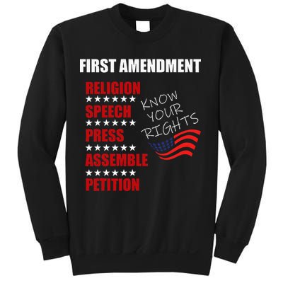 First Amendment Rights Audit United States Constitution Flag Sweatshirt