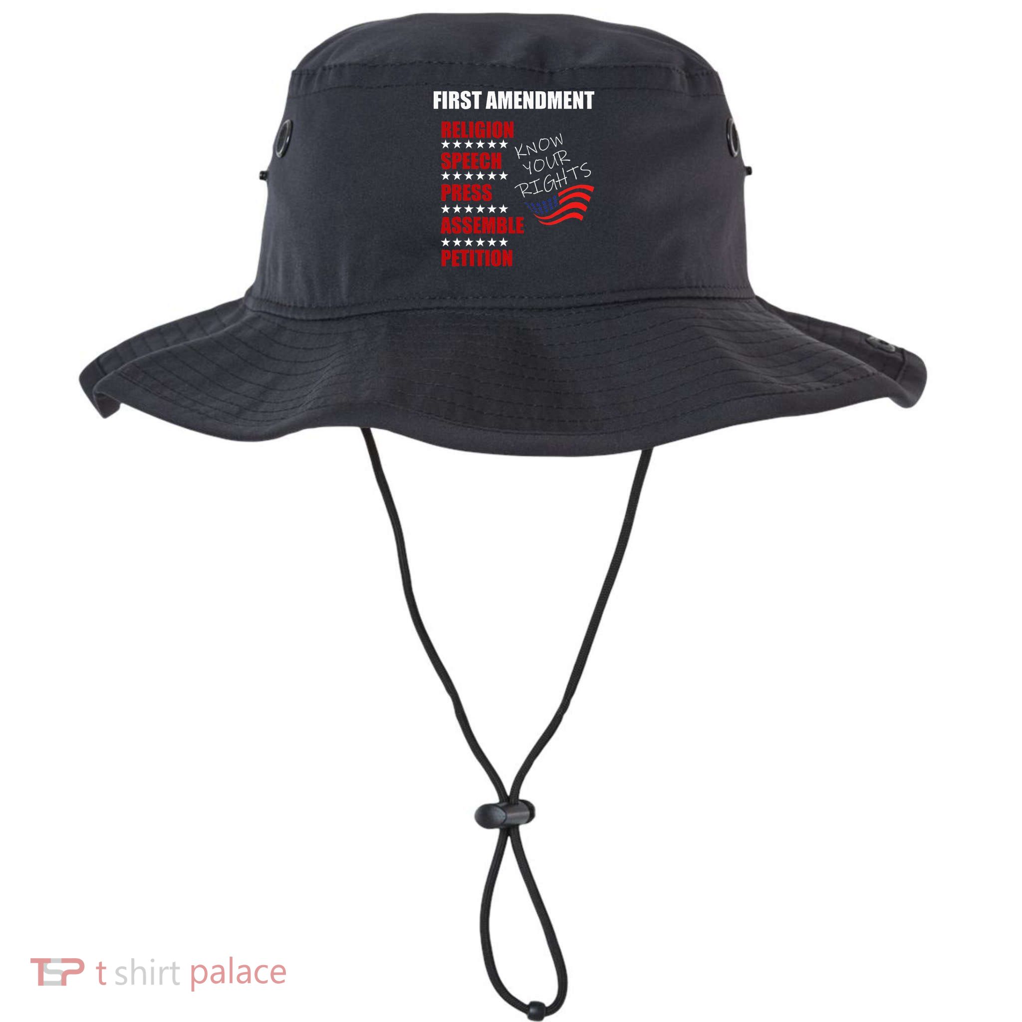 First Amendment Rights Audit United States Constitution Flag Bucket Hat