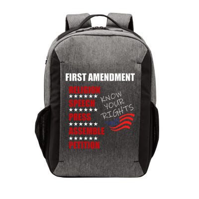 First Amendment Rights Audit United States Constitution Flag Vector Backpack