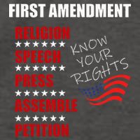 First Amendment Rights Audit United States Constitution Flag Vector Backpack