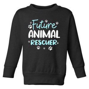 Future Animals Rescuer Veterinarian Rescue Dog Rescue Cat Toddler Sweatshirt