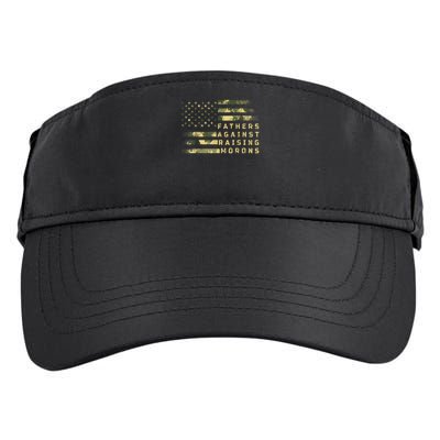 Fathers Against Raising Morons Funny Dad Joke Father's Day Adult Drive Performance Visor