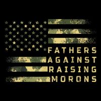 Fathers Against Raising Morons Funny Dad Joke Father's Day Visor