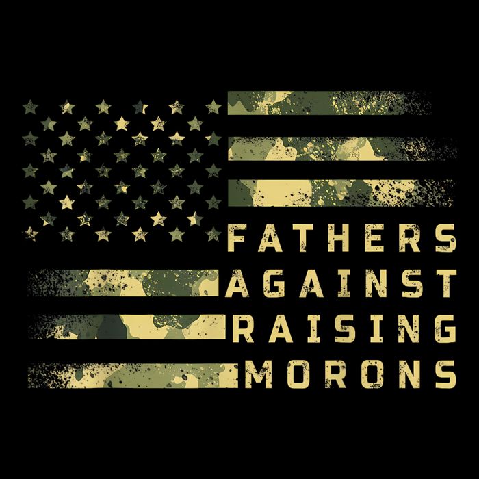 Fathers Against Raising Morons Funny Dad Joke Father's Day Visor