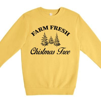 Farm Fresh Christmas Tree Premium Crewneck Sweatshirt