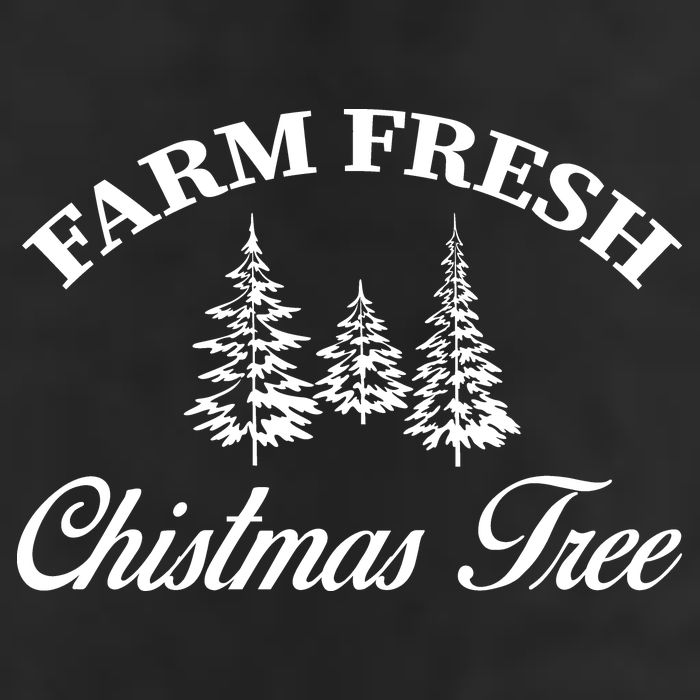 Farm Fresh Christmas Tree 7 Panel Mesh Trucker Snapback Hat